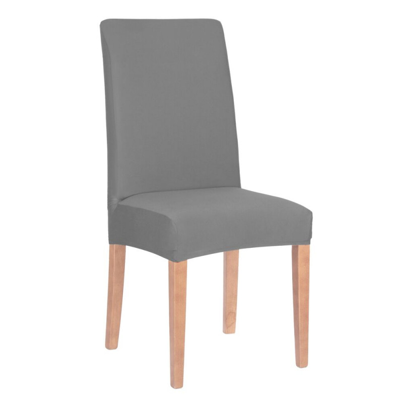 SPRINGOS Potah na židli elastický, tmavě šedý SPRINGOS SPANDEX HA0005-XG