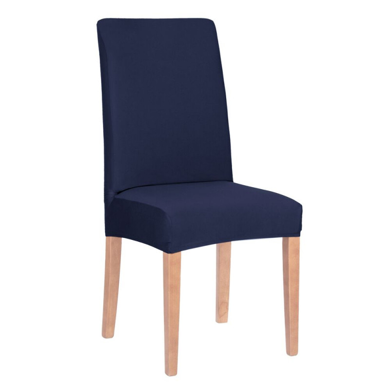 SPRINGOS Potah na židli elastický, tmavě modrý SPRINGOS SPANDEX HA0008-XG