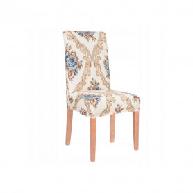 Potah na židli elastický, béžový, baroko SPRINGOS SPANDEX