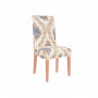 Potah na židli elastický, béžový, baroko SPRINGOS SPANDEX