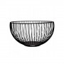 Drátěný košík na ovoce 19x11 cm černý SPRINGOS