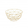 Drátěný košík na ovoce 27x13 cm zlatý SPRINGOS