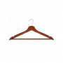 Ramínka na šaty 43cm dřevěné, tmavě hnědé, sada 3ks SPRINGOS URBAN