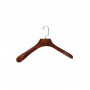 Ramínko na šaty 46 cm, dřevěné, tmavě hnědé SPRINGOS LUXURY