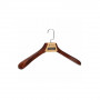 Ramínko na šaty 40 cm, dřevěné, tmavě hnědé SPRINGOS LUXURY