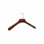 Ramínko na šaty 40 cm, dřevěné, tmavě hnědé SPRINGOS LUXURY