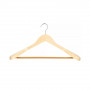 Dřevěné ramínka na šaty 45 cm, přírodní SPRINGOS HG0050