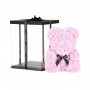 Medvídek z růží 40 cm, růžový SPRINGOS ROSE BEAR