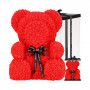 Medvídek z růží 70 cm, červený SPRINGOS ROSE BEAR