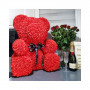 Medvídek z růží 70 cm, červený SPRINGOS ROSE BEAR