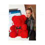 Medvídek z růží 70 cm, červený SPRINGOS ROSE BEAR