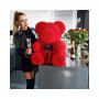 Medvídek z růží 70 cm, červený SPRINGOS ROSE BEAR