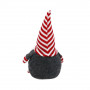 Skřítek GNOM 33 cm s pruhovanou čepicí