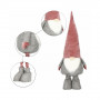 Skřítek GNOM s vínovou čepicí, nastavitelný 80-120 cm