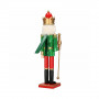 Louskáček - Král s žezlem 51 cm, zeleno-červený