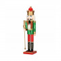 Louskáček - Král s žezlem 51 cm, zeleno-červený
