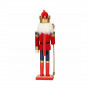Louskáček - Král s žezlem 31 cm, modro-červený