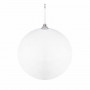 Vánoční baňky Sněhové koule bílé - 8cm, sada 6ks