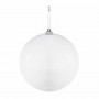Vánoční baňky Sněhové koule bílé - 10cm, sada 2ks
