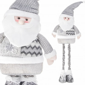 Vánoční Santa Claus nastavitelný 51-91 cm, šedý