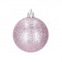 Vánoční baňky růžové mix - 6cm, sada 100ks