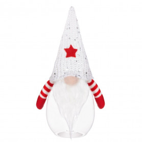 Dárková nádoba se skřítkem Gnomem 22 cm bílá