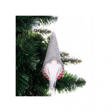 Skřítek GNOM s šedou čepicí 15 cm