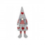 Skřítek GNOM s šedou čepicí 37 cm