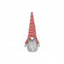 Skřítek GNOM 30 cm s šedo-červenou čepicí