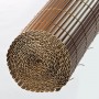 Clona na plot, bambusová rohož z PVC 120x500 cm, hnědá