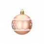Maxi 86 dílná sada vánočních baněk zlato-růžová
