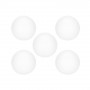 Polystyrenová koule - 8 cm, bílé, sada 5ks SPRINGOS