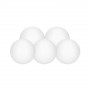 Polystyrenové koule - 12 cm, bílé, sada 5ks SPRINGOS