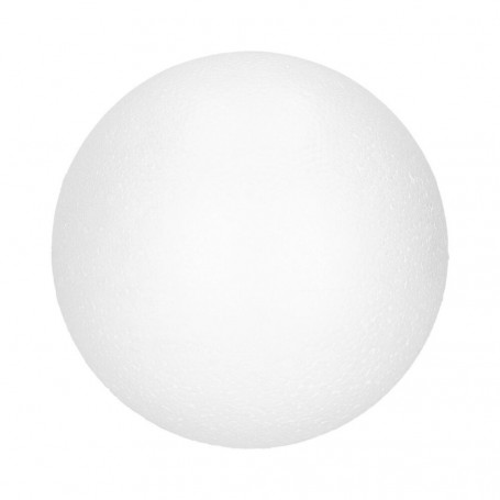 Polystyrenová koule - 15 cm, bílá SPRINGOS