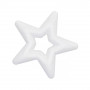Polystyrenová hvězda - 12 cm, bílá SPRINGOS