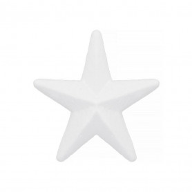 Polystyrenová hvězda - 9 cm, bílá SPRINGOS CA0234