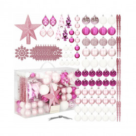 Maxi 101 dílná sada vánočních ozdob barevná