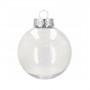 Vánoční baňky bílé s výplní mix - 7cm, sada 30ks