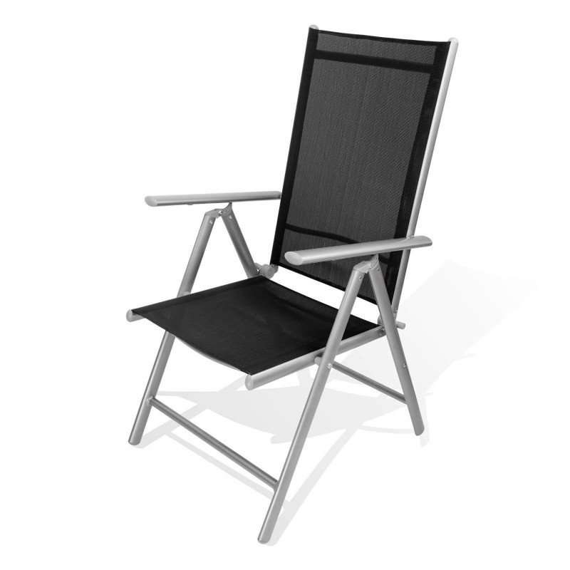 DEMA Skládací židle Rimini, černá 94019D