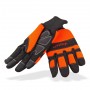 Pracovní rukavice nabízejí maximální ochranu rukou proti pořezání především při práci s řetězovou pilou. Vyrobeno a přezkoušeno podle normy EN 381-7. Výborná přilnavost, vyztužená dlaňová část, lem s elastickým pasem, výrazná signální barva.
