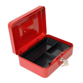 Pokladnička GKG červená 25 x 18 x 9 cm