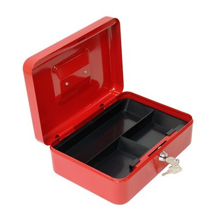 Pokladnička GKG červená 25 x 18 x 9 cm