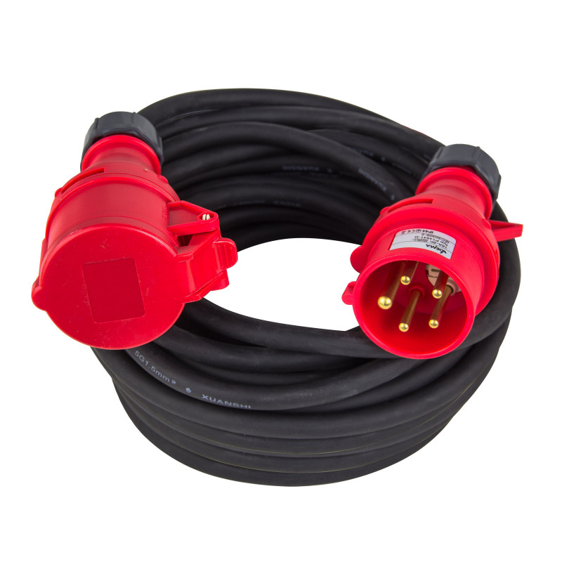 DEMA Prodlužovací kabel IP44 H07RN-F 16A 5x1,5 mm2 15 m 75012D