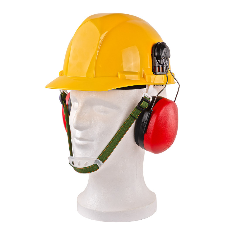 DEMA Ochranná pracovní přilba s ochranou sluchu 30220D