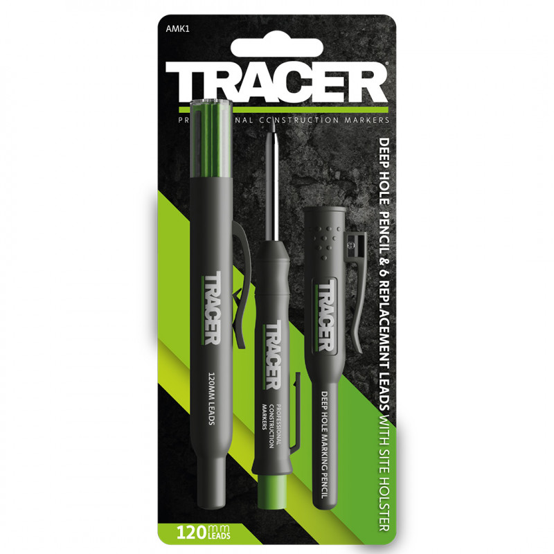 TRACER Sada truhlářské tužky Tracer ADP2 s vyměnitelnými tuhami 3334-XG