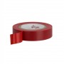 Elektrikářská izolační páska 15 mm / 10 m, červená, 5 ks