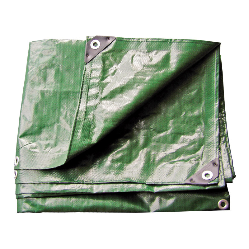 DEMA Nepromokavá plachta zakrývací 1,5x12 m 210 g/m2, zelená 24718D