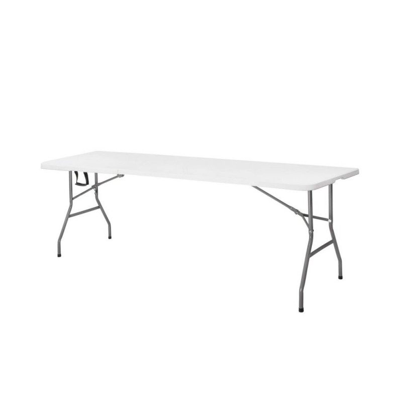 SPRINGOS Cateringový stůl skládací 240x75 cm, bílý SPRINGOS BANQUET GF0050-XG