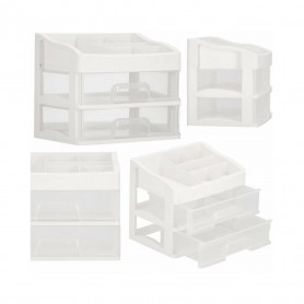 Organizér na kosmetiku / šperkovnice SPRINGOS SPIRIT 2 bílá