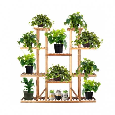 Dřevěný stojan na květiny SPRINGOS PLANT 12